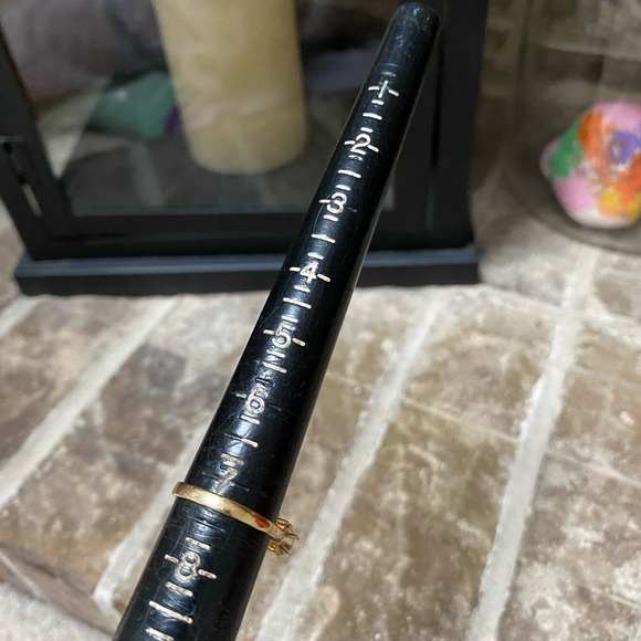 GENUINE NATURAL DIAMOND Engagement Ring Solid 14KT GOLD - Picture 14 of 17